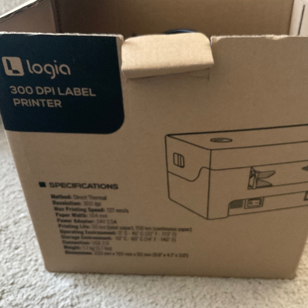 Logia 300 DPI Label Printer